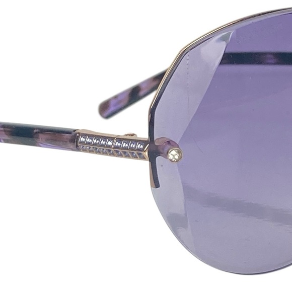 SWAROVSKI Sunglasses SW134 Purple with Crystal Facets at Temples - $224. - Picture 12 of 16